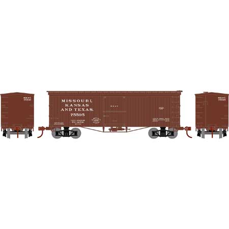 Athearn 5186 N Missouri Kansas Texas 36' Old Time Wood Boxcar #75595