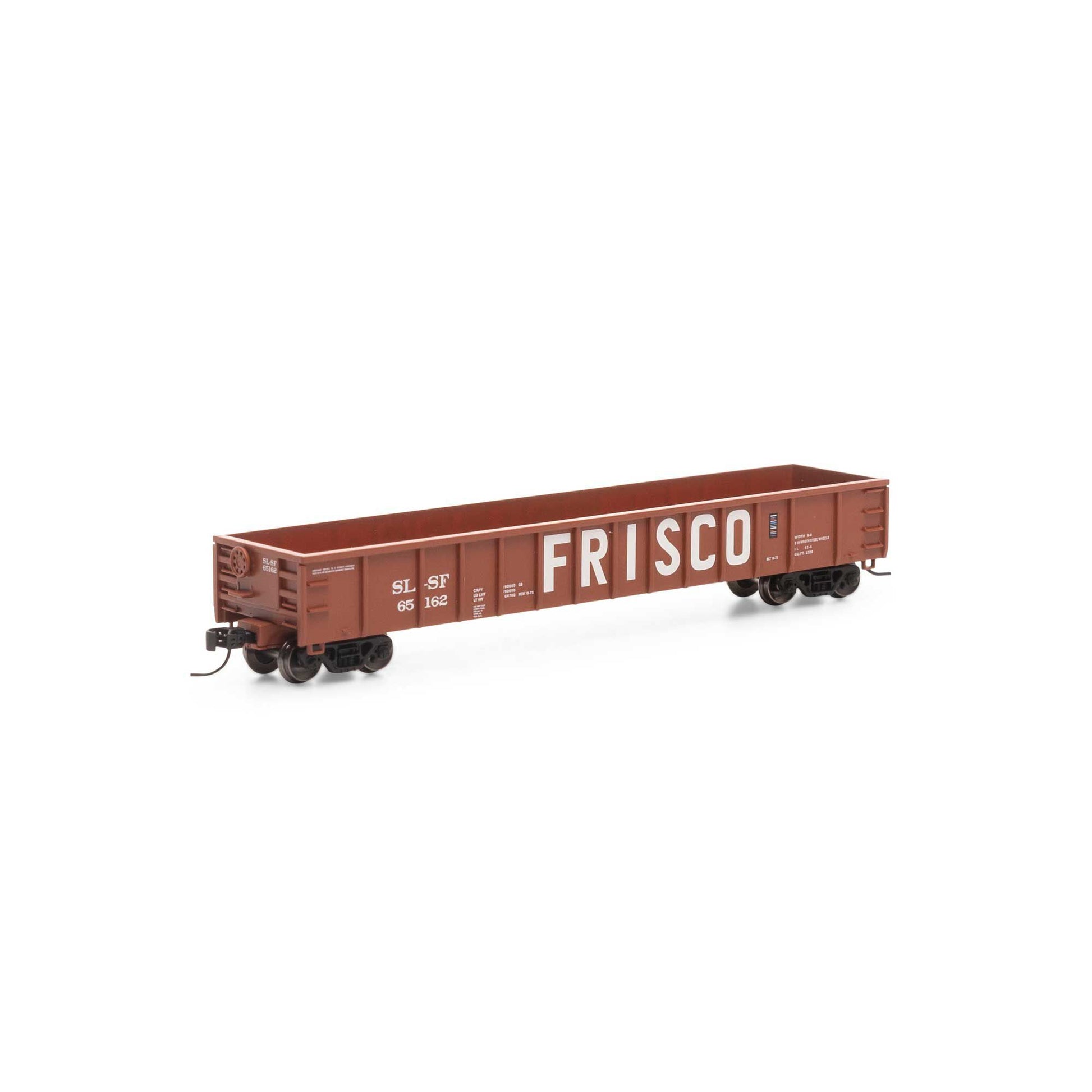 Athearn 6627 N St. Louis San Francisco 52' Mill Gondola #65162