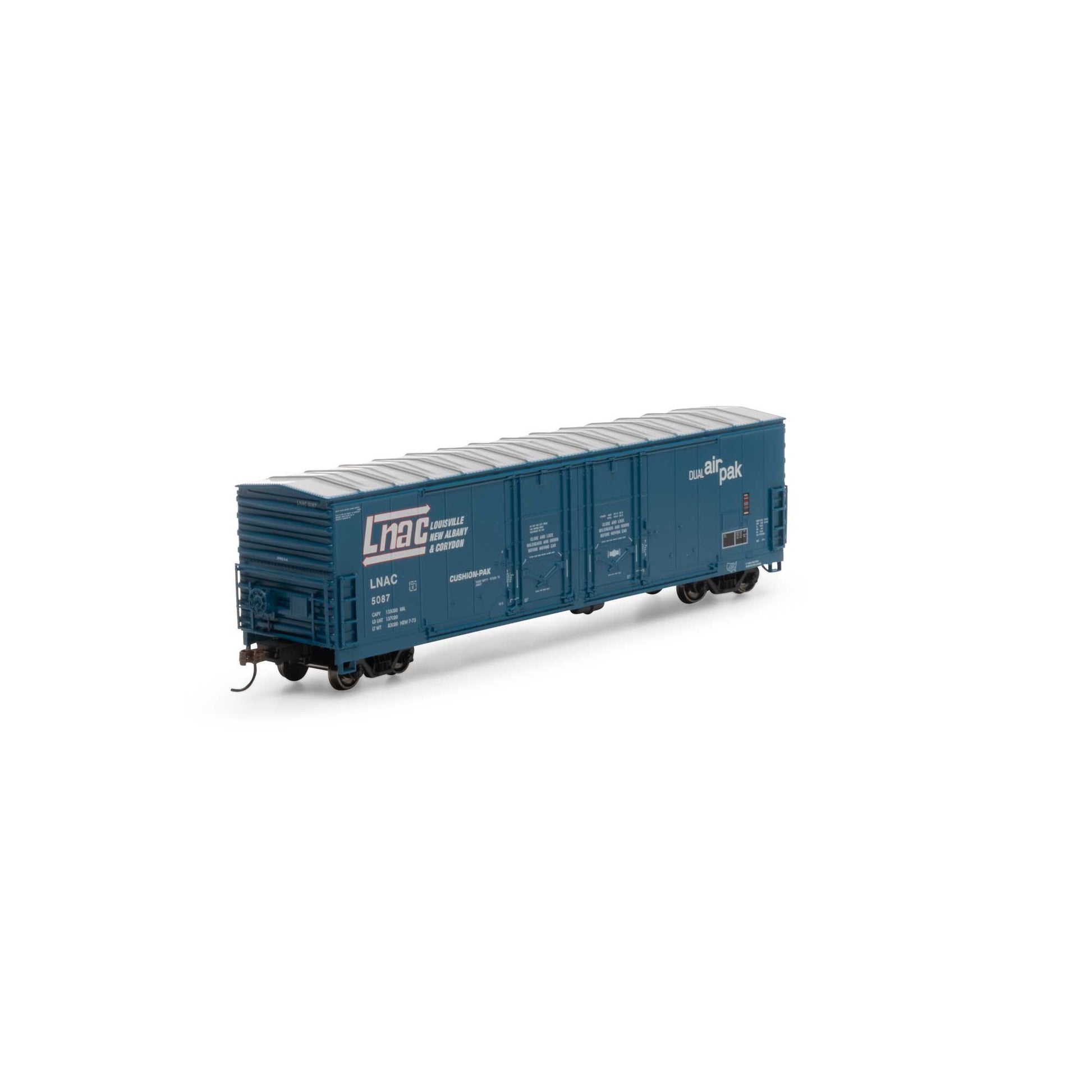 Athearn 67953 HO LNAC 50' Evans Double Plug Door Box Car Ready-To-Run #5087