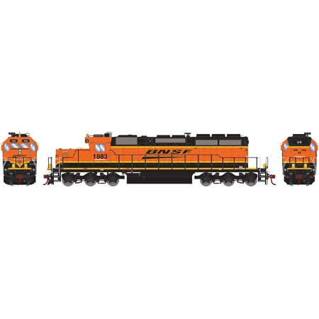 Athearn 71643 HO BNSF/Wedge RTR SD39-2 Diesel Locomotive w/DCC & Sound #1883