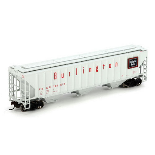 Athearn 72371 HO RTR 54' PS Covered Hopper, CB&Q #184612
