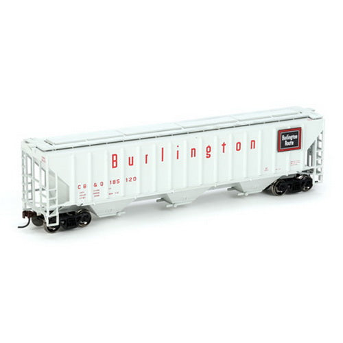 Athearn 72373 HO RTR 54' PS Covered Hopper, CB&Q #185120