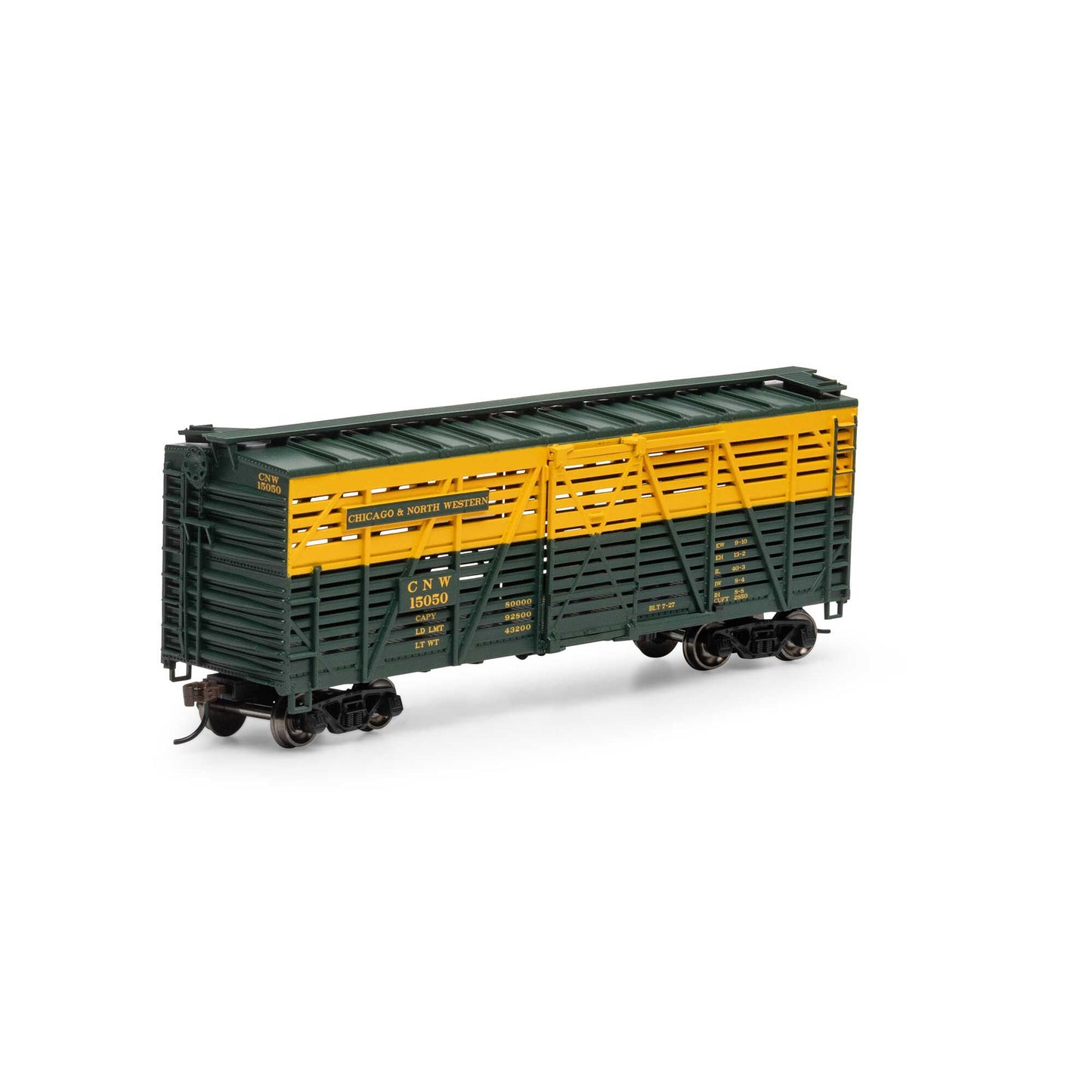 Athearn 75993 HO Chicago & North Western 40' Stock Car #15050