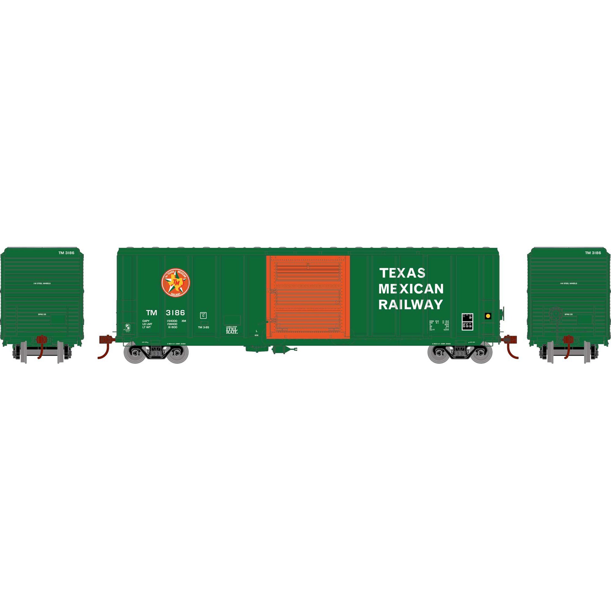 Athearn 76228 HO Texas Mexican Railway 50