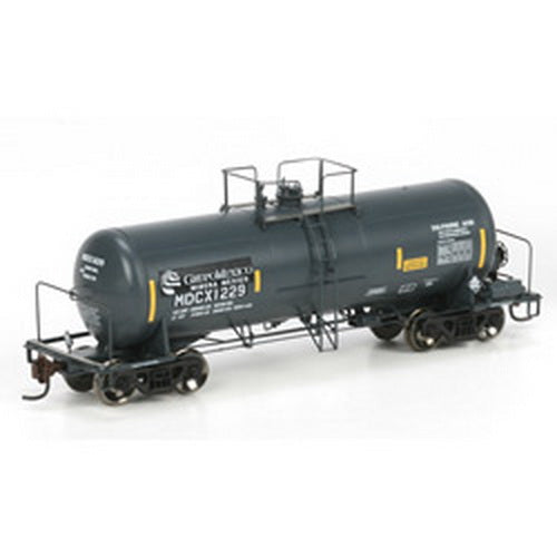 Athearn 96129 HO RTR 13,600-Gallon Acid Tank, MDCX/Grupo #1229