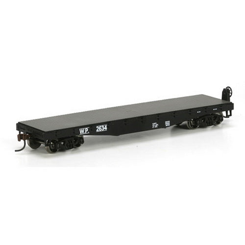 Athearn 97718 HO Scale Western Pacific 40' Flat Car # 2634 Ready To Roll