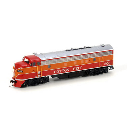 Athearn G22337 HO Cotton Belt FP7A Diesel Locomotive with DCC & Sound #306