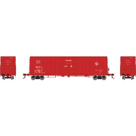 Athearn G26799 HO BKTY 50' PC&F Riveted Boxcar with 10' 6