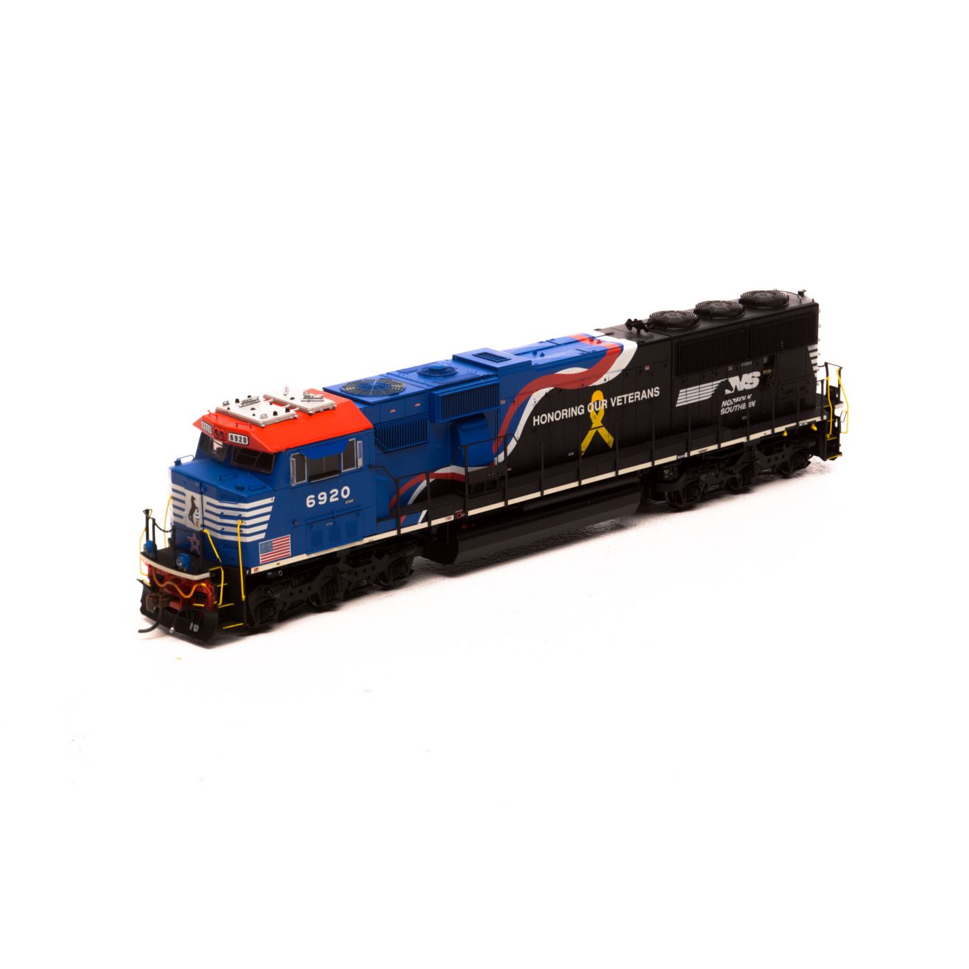 Athearn G65204 HO NS/Honoring Our Veterans SD60E Diesel Locomotive #6920