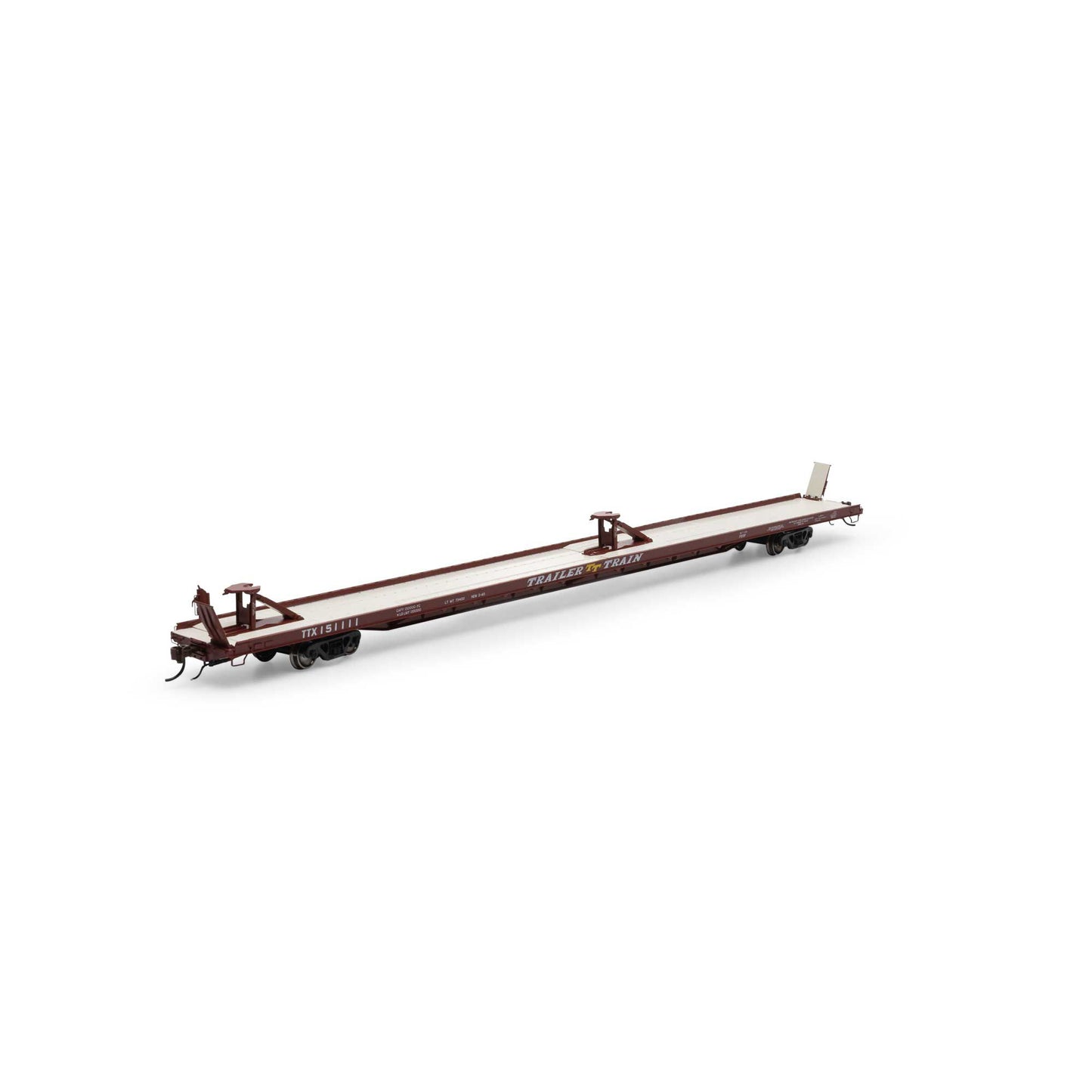 Athearn G69591 HO TTX/Brown F89-F TOFC Flat Car #151111