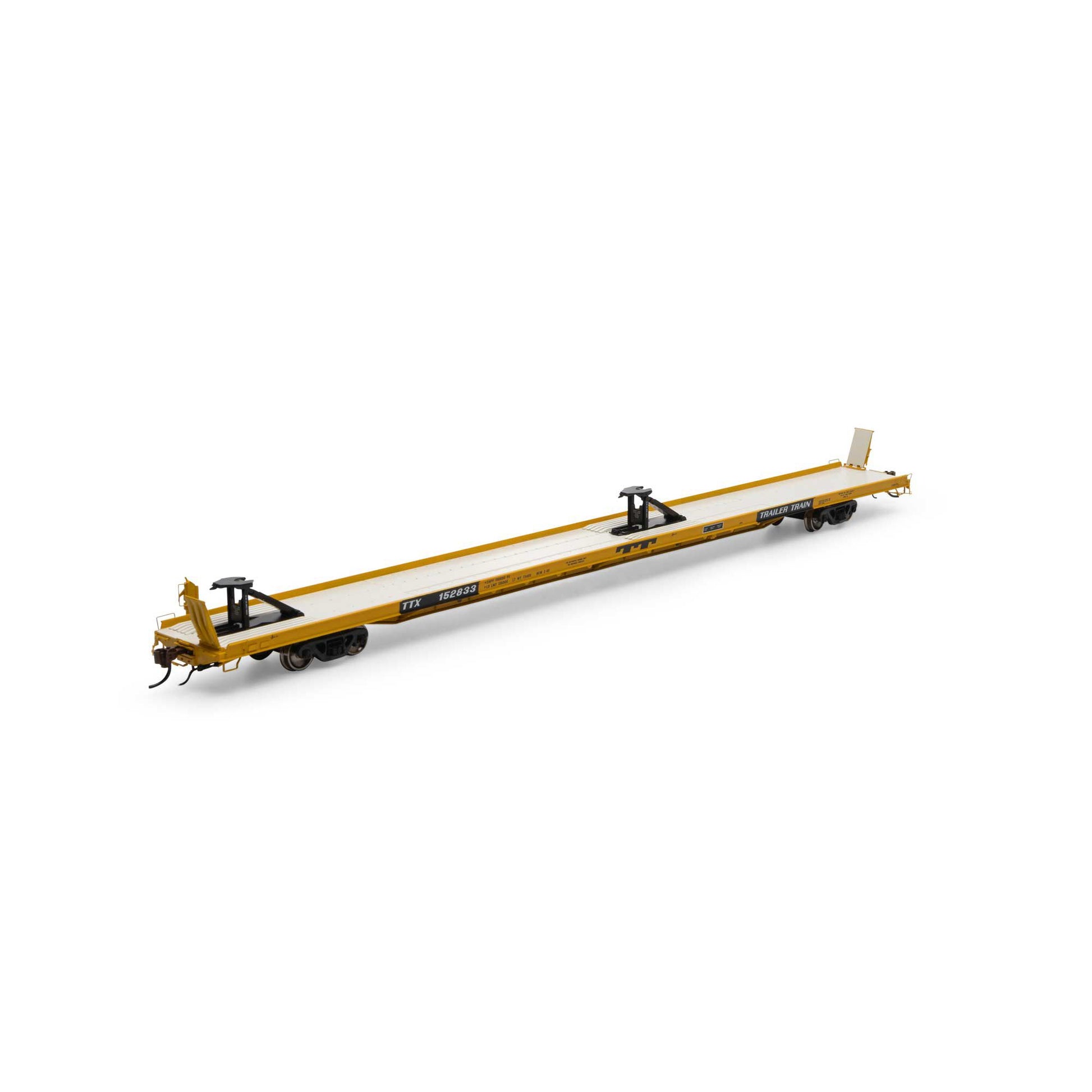 Athearn G69596 HO TTX/Yellow F89-F TOFC Flat Car #152833