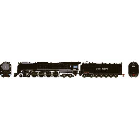 Athearn G88413 HO Union Pacific FEF-2 4-8-4 Steam Locomotive w/DCC & Sound #844