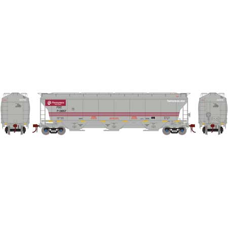 Athearn G89970 HO FXE Trinity 3-Bay Hopper Car #713857