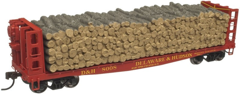 Atlas 20002872 HO Delaware and Hudson Pulpwood Flat Car #8032