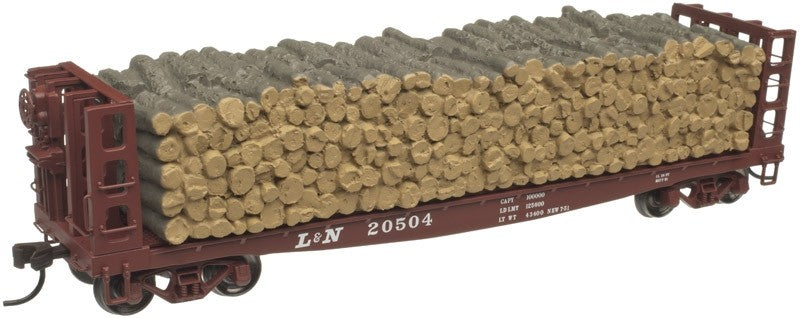 Atlas 20002876 HO Louisville and Nashville Pulpwood Flat Car #20521