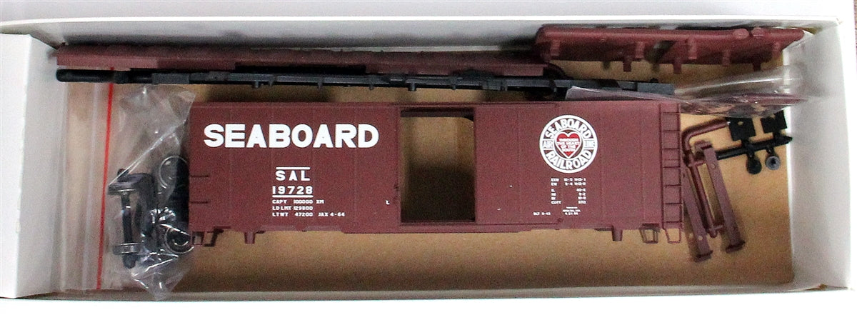 Atlas 20003798 HO Seaboard Air Line 1937 AAR 40' Box Car Kit #19728