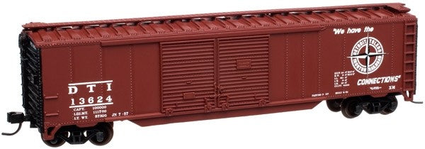 Atlas 36467 N Scale Detroit Toledo & Ironton 50' Double Door Box Car #13624