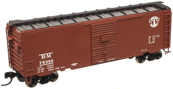Atlas 50000949 N Scale Boston & Maine 40' PS-1 Box Car #75340