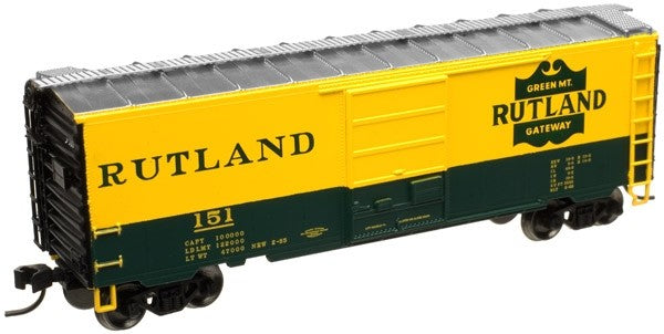 Atlas 50000961 N Scale Rutland 40' PS-1 Box Car #185