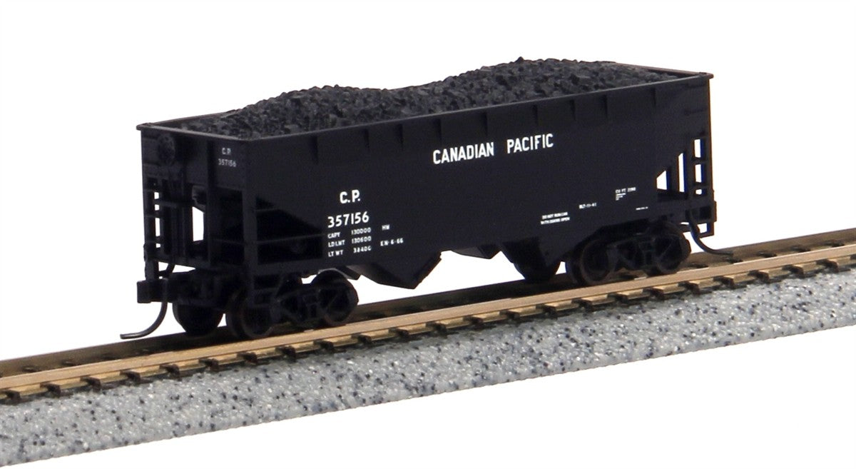 Atlas 50001181 N Canadian Pacific Offset Side 2-Bay Hopper Car #357156