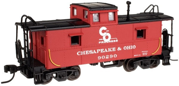 Atlas 50001218 N Scale Chesapeake & Ohio Cupola Caboose #90255