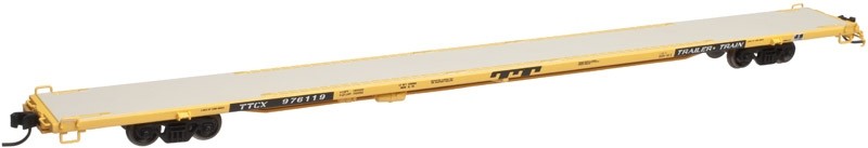 Atlas 50001742 N Trailer Train 89' 4" Flat Car #976000