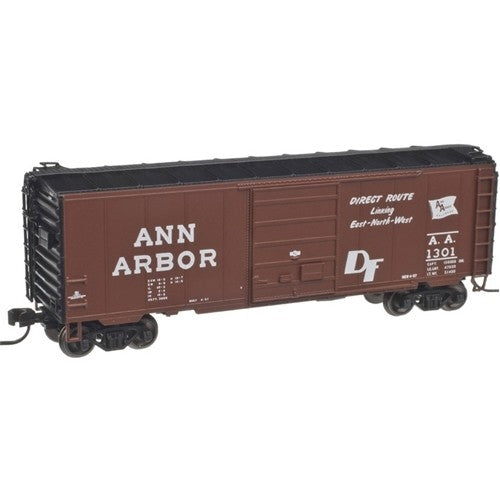 Atlas 50001758 N Ann Arbor PS-1 40' Boxcar w/ 8' Door, 12 Stiffener Roof #1301