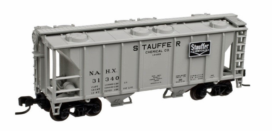 Atlas 50001831 N Scale Stauffer Chemical Co. PS-2 Covered Hopper #31344