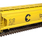 Atlas 20003412 HO Chessie System C&O ACF 3560 Centerflow Covered Hopper #601366
