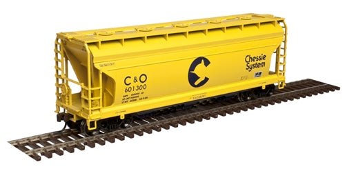 Atlas 20003412 HO Chessie System C&O ACF 3560 Centerflow Covered Hopper #601366