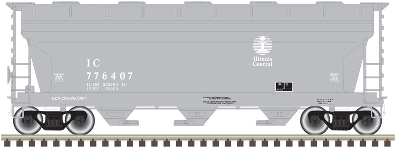 Atlas 20004451 HO Illinois Central Trainman® ACF® 3560 Covered Hopper #776422