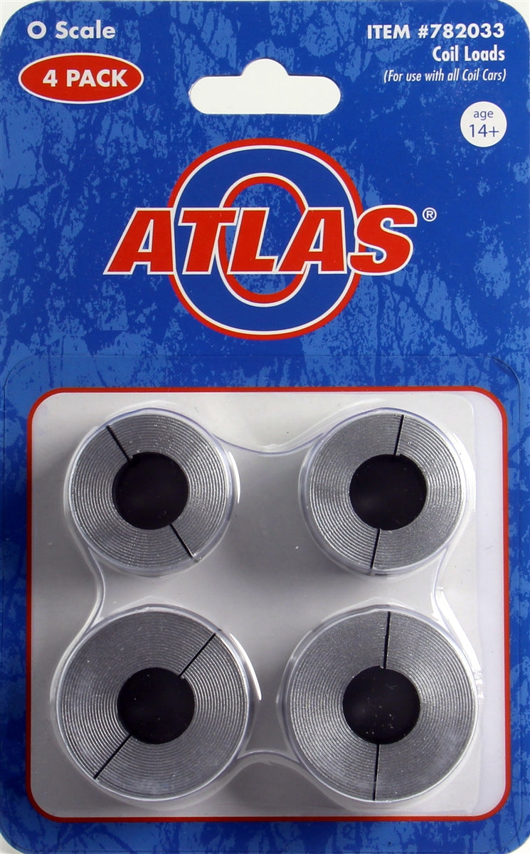 Atlas 782033 O Steel Coil Loads Set 2 Large & 2 Small (Pack of 4)