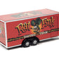 Auto World AWSP093-CASE 1:8 Rat Fink Red Enclosed Trailer (Pack of 6)