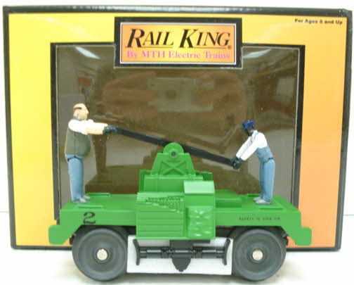 MTH 30-2526 MOW Operating Hand Car