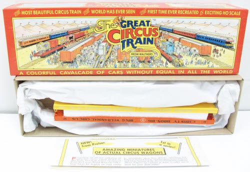 Walthers 1967B HO Christy Bros & Gentry /WC Coup Circus Flatcar 2nd Release Kit