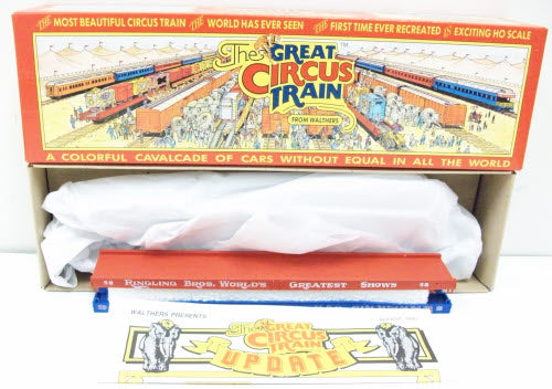 Walthers 1967I Circus Train Ringling/Robinson Flatcar Kits-9th Release Kit