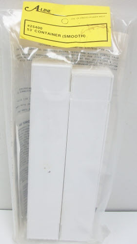 A-Line 25400 HO Undecorated 53' Smooth-Side Containers Kit (Pack of 2)
