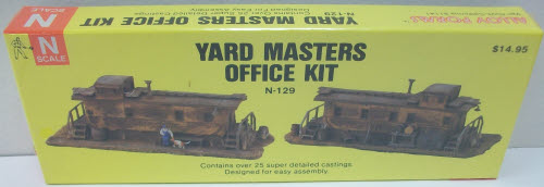 Alloy Forms N-129 N Scale Yard Masters Office Kit
