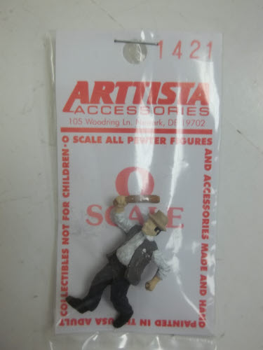 Arttista 1421 Railroad Policeman Pewter Figure