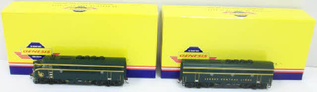 Athearn G2512 HO Jersey Central F-3 A/B Diesel Set
