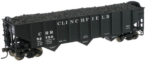 Atlas 967 HO Scale Aberdeen & Rockfish 70-Ton 3-Bay Hopper #2019