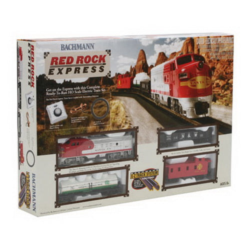 Bachmann 00678 Santa Fe Red Rock Express HO Gauge Diesel Train Set