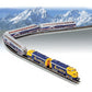 Bachmann 24010 N Scale Alaska McKinley Explorer Diesel Starter Train Set