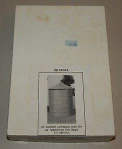 BH Models HO Scale BH-304 24' Corrugated Grain Bin Building Kit