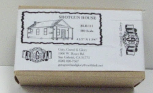 Guts, Gravel & Glory RR Supply 111 HO Scale Shotgun House Kit