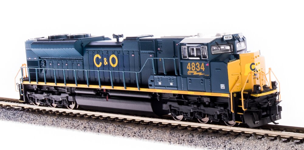 Broadway Limited 6301 N PRLX/C&O EMD SD70ACe Diesel Locomotive Sound/DCC #4834