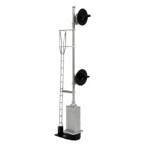 BLMA Models 4050 Lighted & Assembled Dual Head Searchlight Signal with Ladder