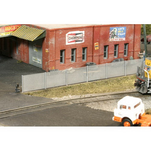 BLMA Models 710 N Chain Link Fence 250 Linear Scale Feet W/Gates