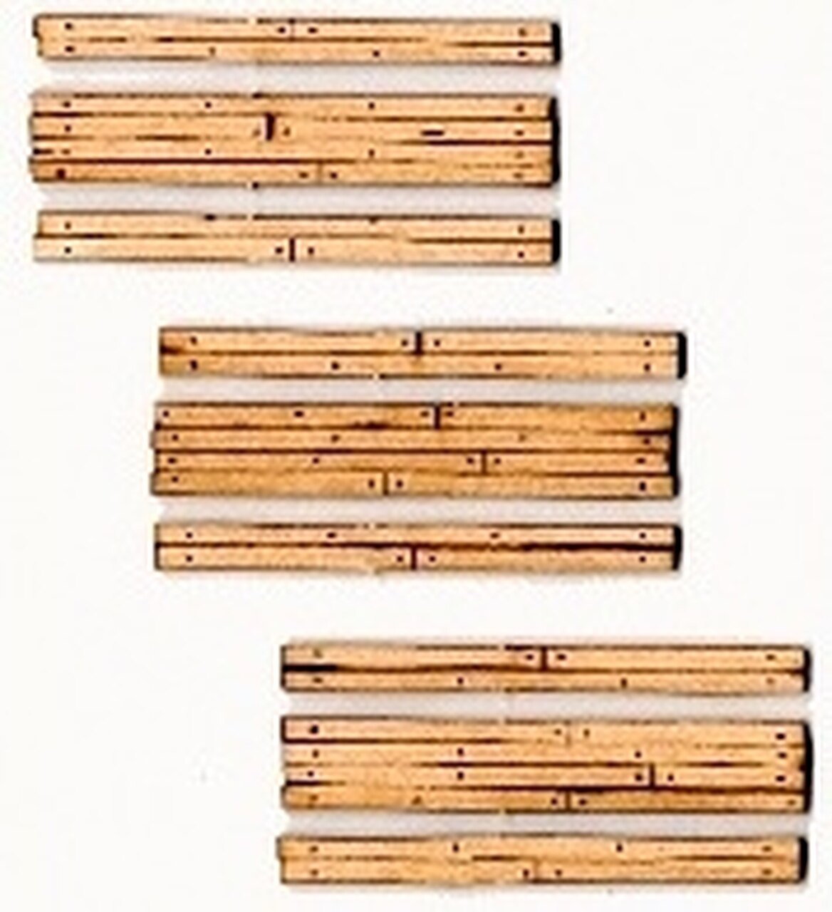 Blair Line 021 Nn3 Laser-Cut 1-Lane .90 Stained Laser-Cut Wood Grade Crossing