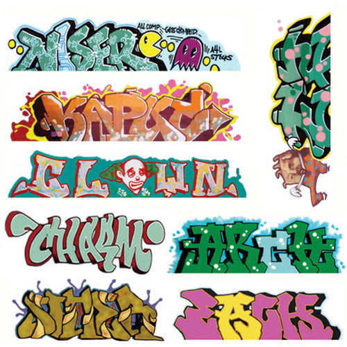Blair Line 2248 HO Graffiti Decals Mega Set #5